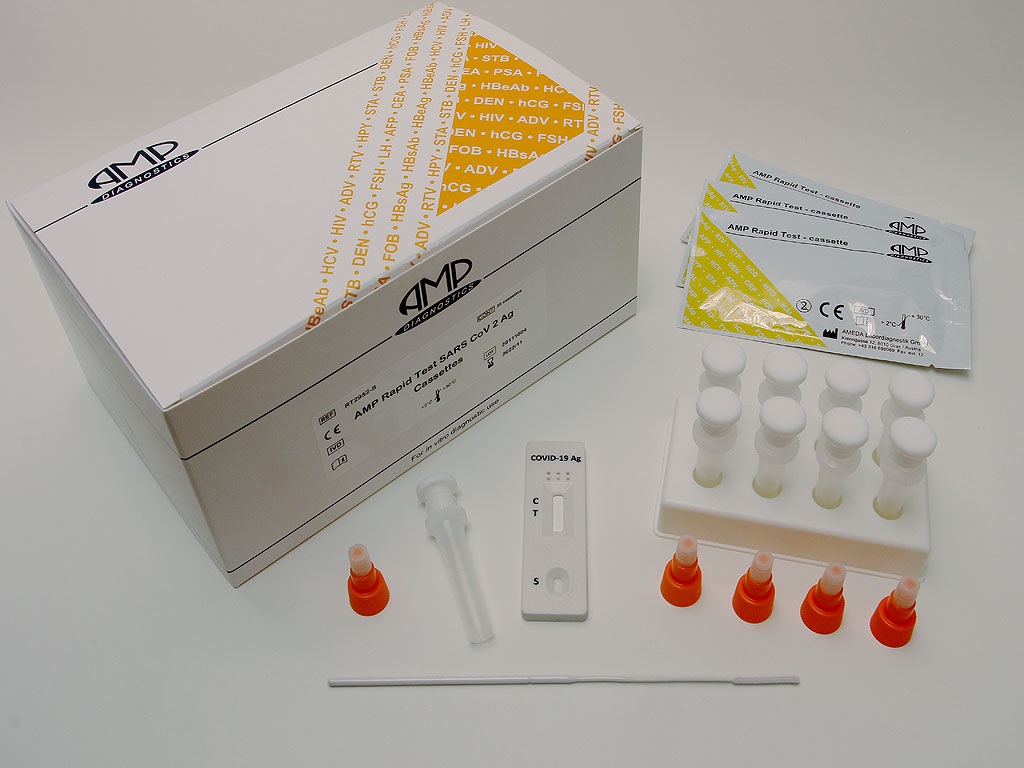 AMP Rapid Test SARS-CoV-2 Ag (10 cassettes)